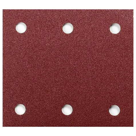 Makita P-33087 / Brusný papír na dřevo & kov & kámen / suchý zip / Zrnitost 40 / Rozměry 114x102 mm / děrovaný / 10 ks