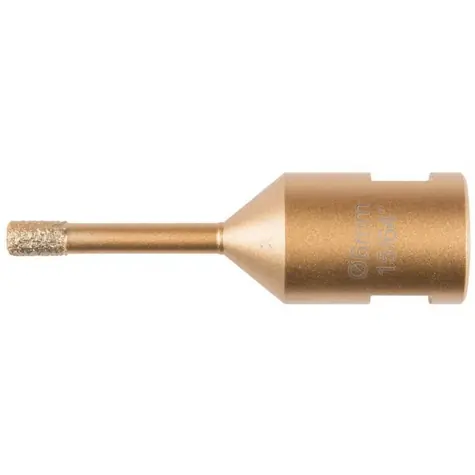 Makita D-79918 Diamantový jádrový vrták na dlaždice 6mm / pro úhlové brusky / závit M14