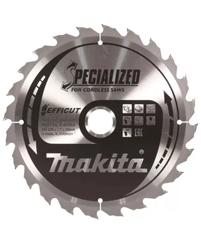 Makita E-01915 Efficut / kotouč pilový dřevo / 230x2.2x30mm / 24 zubů