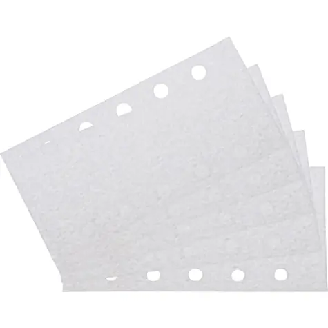 Makita E-19641 / Brusný papír na dřevo & kov / suchý zip / Zrnitost 80 / Rozměry 93x185 mm / děrovaný / 10 ks