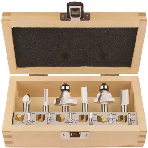 Makita D-53540 Sada fréz 8 mm 6 ks