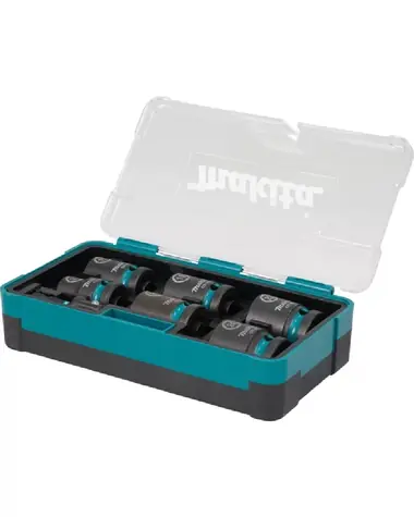 Makita E-16592 IMPACT BLACK / sada nástrčných klíčů 7 ks / v plastovém boxu