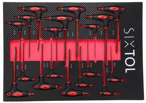 SIXTOL MECHANIC TOOL TRAY 5 - 18ks / Modul s nářadím do dílenského vozíku 