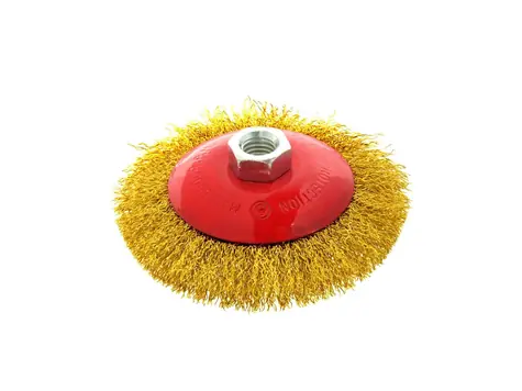 GEKO Kartáč miskový - vlnitý drát 115mm | M14 