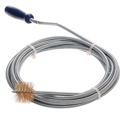 GEKO Pero protahovací na čištění odpadů 3m x O 6mm / kartáček na konci 