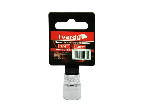 TVARDY Hlavice nástrčná 1/4