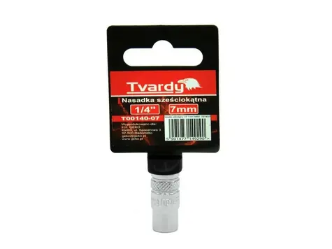 TVARDY Hlavice nástrčná 1/4