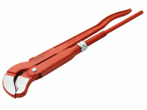 EXTOL-PREMIUM Hasák 'S' typ / kovaný / 420mm / čelisti 1.5” / max. rozsah 55mm / CrV 