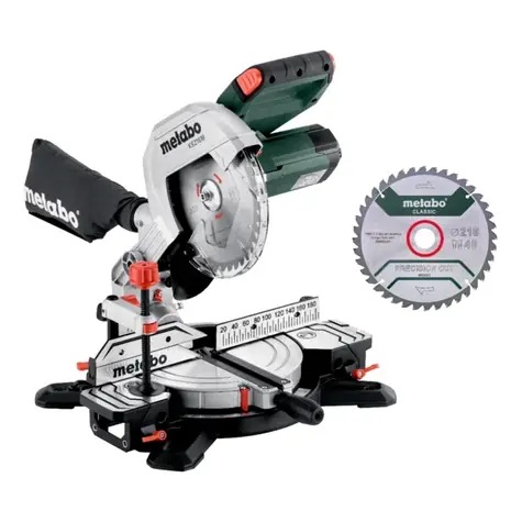 Metabo Set KS 216 M / Kapovací pila / 1350W / Průměr 216 mm / 3.800 ot-min