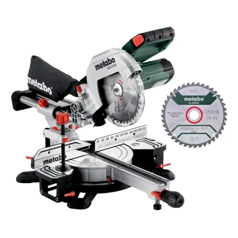 Metabo Set KGS 216 M / Kapovací pila / 1500W / Průměr 216 mm / 3.750 ot-min