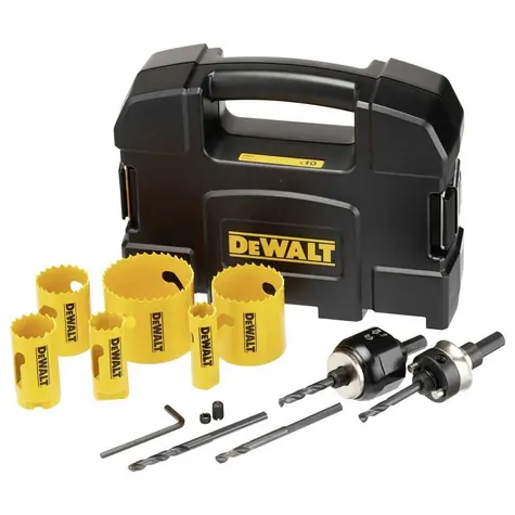 DeWalt DT90357-QZ 10 Dílná sada bimetalových vrtacích korunek