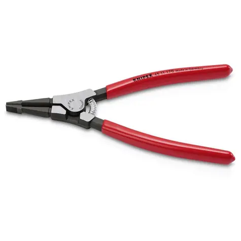 KNIPEX Montážní kleště pro rozpěrné kroužky na hřídelích červená / 170mm