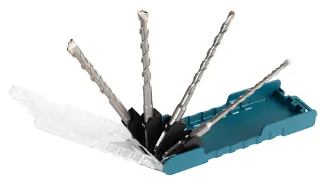 Makita E-13605 Sada 4ks vrtáků SDS-Plus do betonu / 6/8/10/12mm