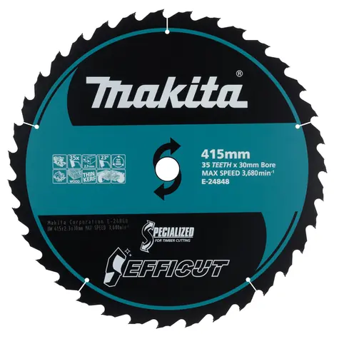Makita E-24848 / Pilový kotouč na dřevo/ 415x30x2.3mm / 35Z