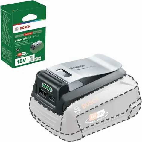 BOSCH 1600A02WS1 / USB adaptér pro napájení externích zařízení 18/45 V
