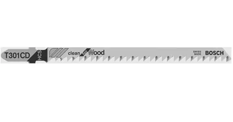 BOSCH 2608637591 / Sada pilových plátků na dřevo T 301 CD / HCS / délka: 117 mm / 3ks