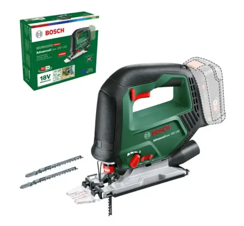 BOSCH AdvancedSaw 18V-140 - bez aku / akumulátorová přímočará pila / 18V / bez baterie a nabíječky