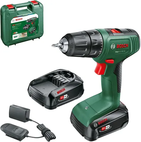 BOSCH EasyDrill 18V-40 / Aku Vrtací šroubovák / 18V / 1630 ot-min / 40 Nm / 2x 2.0 Ah