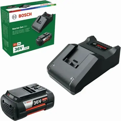 BOSCH F016800636 / Startovací sada 2A nabíječky & 1x aku 36 V Li-Ion 6.0 Ah