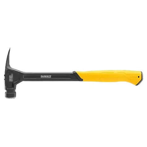 DeWALT DWHT51005-0 / Ocelové kladivo / 624 g / rovný nos kladiva / frézovaná hlava