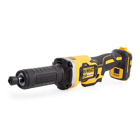 Rozbaleno - DeWalt DCG426N / Aku Bezuhlíková přímá bruska / Kleština 6mm / 18V / 25.000 ot-min / Průměr kotouče 38mm / rozbaleno