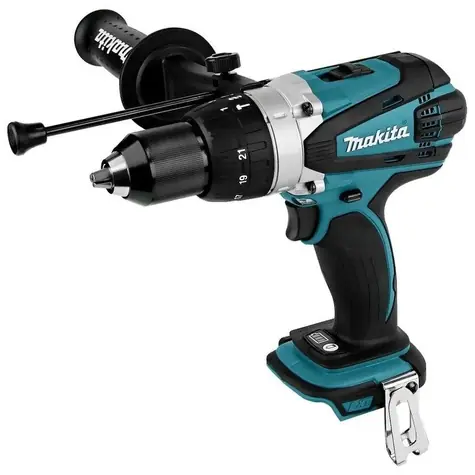 Zánovní - Makita DHP458Z bul/Aku Příklepový šroubovák/18V / Li-ion / 2000 ot-min / 30.000 příklepů-min / 91Nm / bez Aku / zánovní