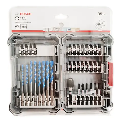 BOSCH Impact Control Multi Construction Bit Set 35 ks / sada vrtáků a bitů