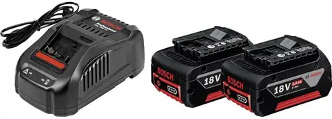 BOSCH GAL 1880 CV Charger + 2x GBA 18V 5.0 Ah
