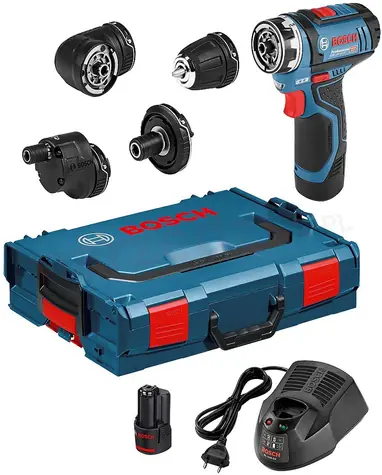 BOSCH GSR 12V-15 FC Professional / Aku vrtací šroubovák / 2x GBA 12V 2.0Ah
