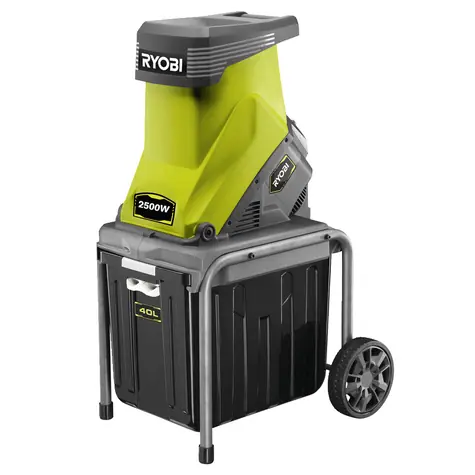 Ryobi RSH2545B / Elektrický rázový drtič mulčovač / 2500W / řezná kapacita 45mm