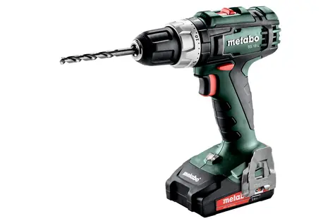 Metabo BS 18 Li + 2x 2.0 Ah  / Aku vrtačka / 18V / 2x 2 Ah / nabíječka / kufr