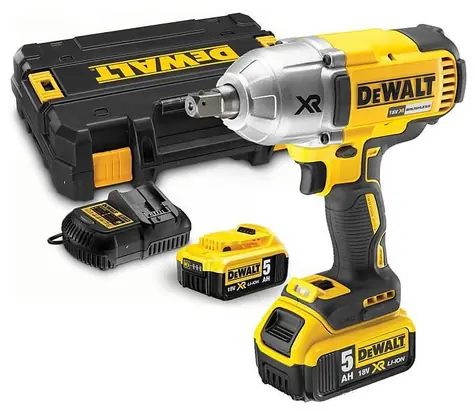 DeWalt DCF899P2 / Aku rázový utahovák s bezuhlíkovým motorem a 3 převodovými stupni / 18V XR / 2x 5.0Ah