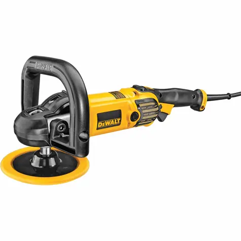 DeWalt DWP849X / Leštička s plynulou regulací otáček / 1250W / 150 a 180mm / 3500 ot.-min