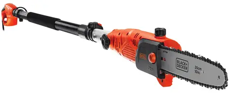 Black&Decker PS7525 / Ořezávač větví / 800W / lišta 25 cm / dosah 4 m / 11 m-s 