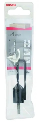 BOSCH Spirálový vrták do dřeva se záhlubníkem / 4mm
