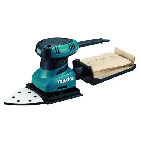 Makita BO4565K / Vibrační bruska / 200W / 112x190mm / Oscilace 1.5mm /14.000 zdvihů-min / 28.000 úderů-min