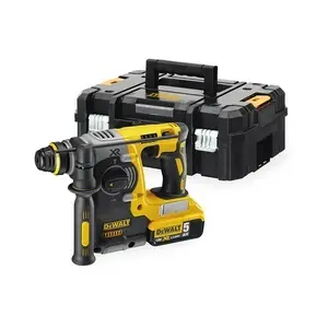 DeWalt DCH273P2T / Aku Bezuhlíkové kombinované kladivo / 18V / 2.1J / 1.100 ot-min / 4.600 úderů-min / 2x5.0Ah