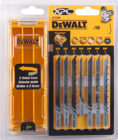 DeWalt DT2296-QZ / Sada pilových listů / DT2209 | DT2205 | DT2213 | DT2216 | DT2218 | DT2217 | DT2220 / 10ks