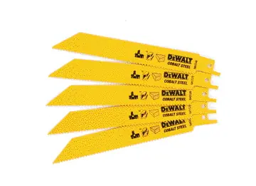DeWalt DT2345-QZ / Demoliční plátek na dřevo s hřebíky / Délka 152 mm / 5 ks