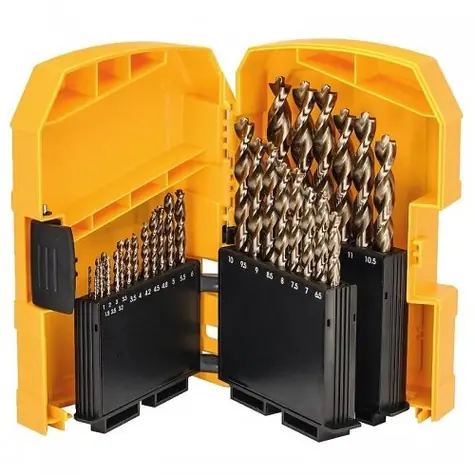 DeWalt DT4957-QZ / Sada kobaltových vrtáků do kovu Extreme HSS-Co / Průměr 1.5-13 mm / 29ks