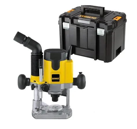DeWalt DW621KT-QS / Horní frézka / 620W / Zdvih 55mm / Upínání hřídele 6-8mm / Max. průměr nástroje 36mm / 24.000 ot-min
