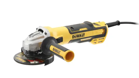 DeWalt DWE4357 / Úhlová bruska bezuhlíková / 1700W / Průměr 125 mm / Nastavitelná rychlost: 2.200-10.500 ot-min