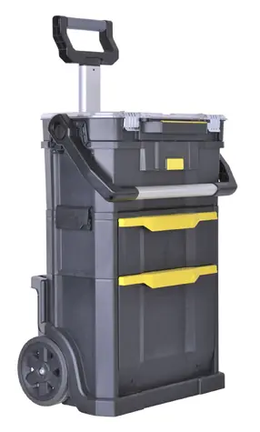 Stanley STST1-79231 / pojízdný box na nářadí Rolling workshop / rozměry: 76 x 56 x 38 cm