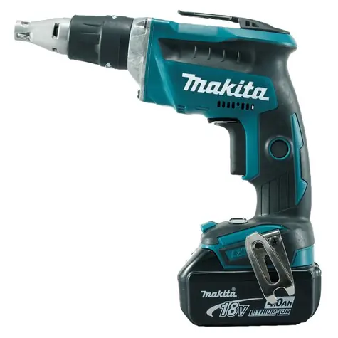 Makita DFS452RTJ / Aku Šroubovák na sádrokarton / 18V / 2x5.0Ah / 0-4000 ot-min / Upnutí šestihran 1|4