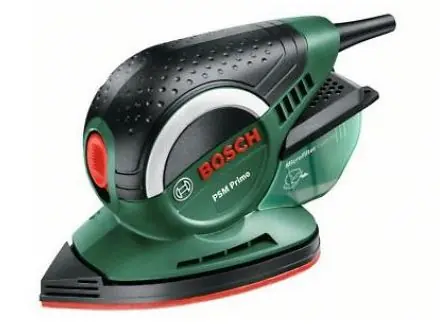 BOSCH PSM Primo / Multifunkční bruska / 50W / brusná plocha 95x165.9 mm / 24000 kmitů-min 