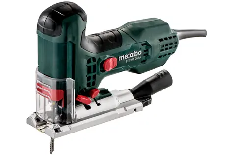 Metabo STE 100 Quick - s kufrem / Přímočará pila / 710W / Zdvih 22 mm / až 3100 zdvihů-min / Hloubka řezu 100 mm / kufr