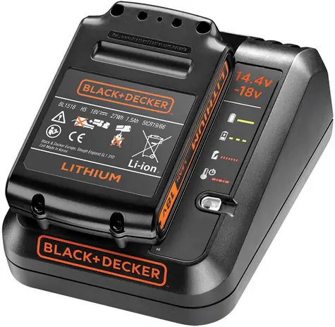 Black&Decker BDC1A15 / nabíječka pro Li-Ion akumulátory 14.4-18 V + 1x aku 18 V 1.5 Ah