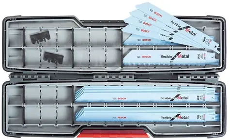 BOSCH 2607010995 / Sada pilových plátků pro kmitací pily na kov v boxu (20 ks)