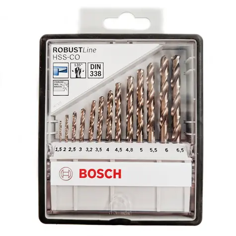 BOSCH 2607019926 / Sada vrtáků do kovu / HSS-Co / 1.5-6.5 mm / 13 ks