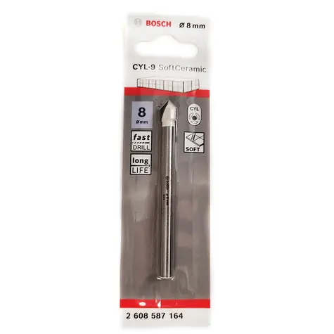 BOSCH 2608587164 / Vrták na dlaždice CYL-9 / Rozměry 8 x 80 mm